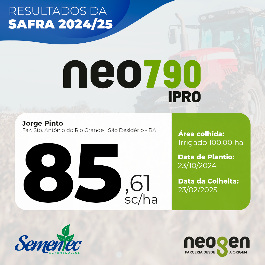 Resultados NEOGEN 790 IPRO